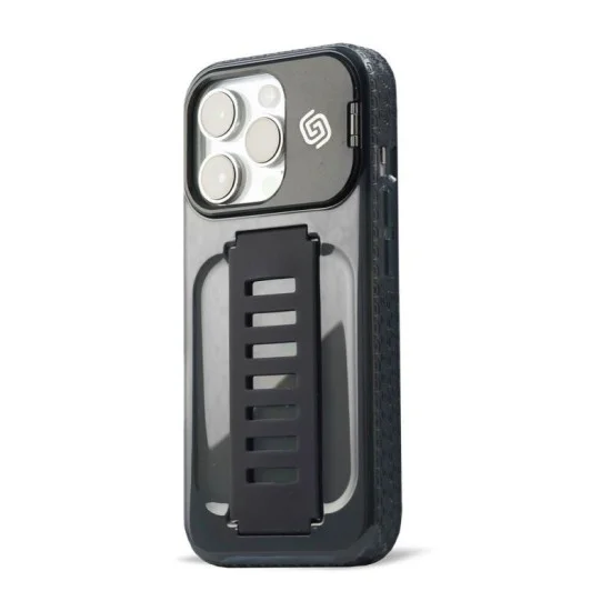 Cover Iphone 16 Pro Boost Case With Kickstand Grip2U (Smoky)